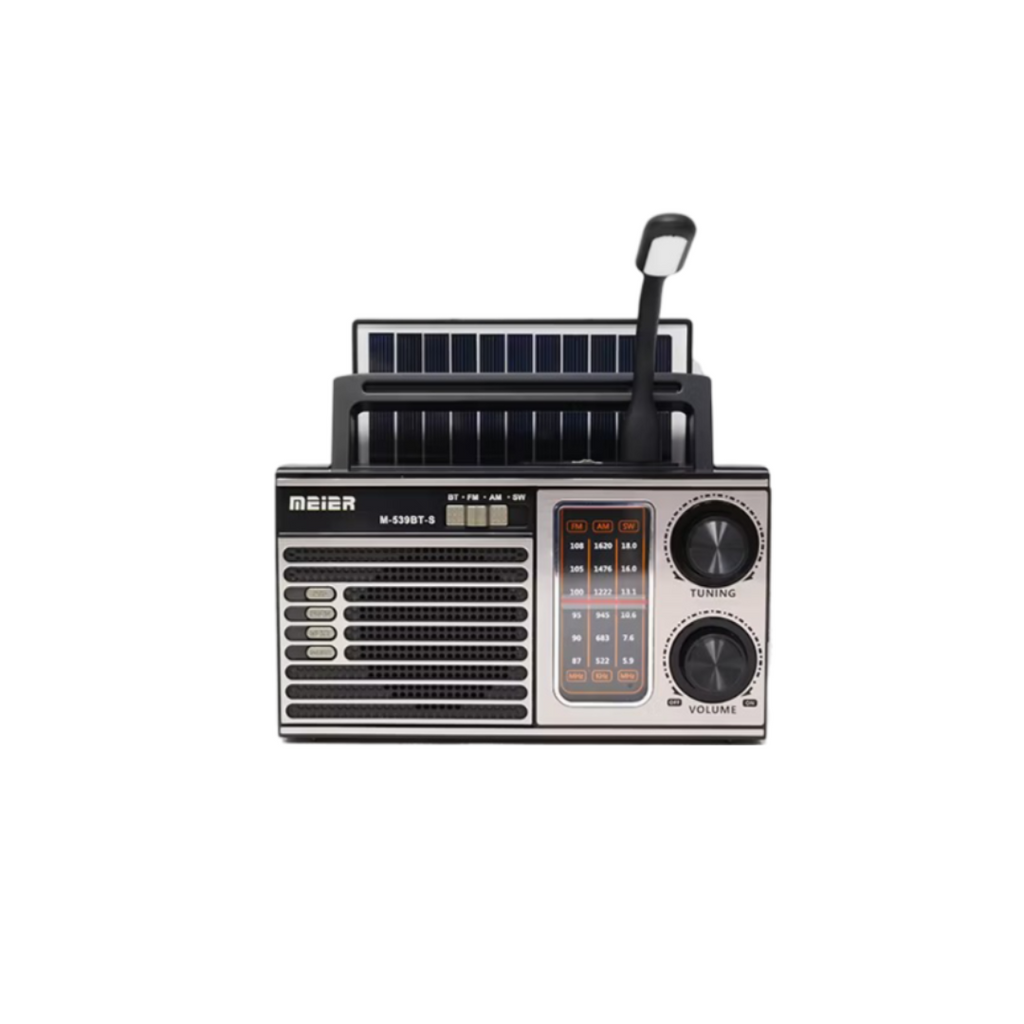 PARLANTE CON LAMPARA M-539BT-S  BLUETOOTH/RADIO/USB/SD