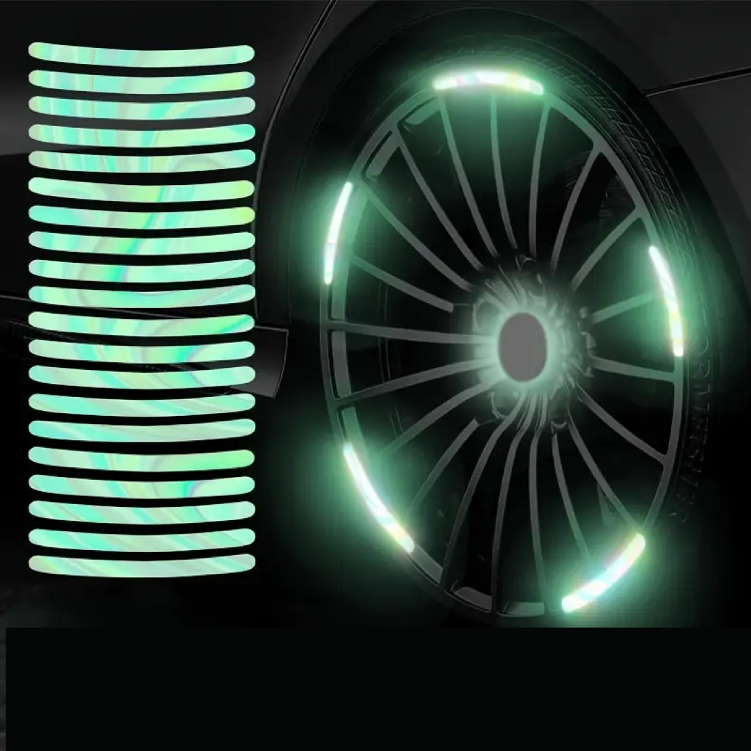 STIKERS LUMINOSOS PARA LLANTAS