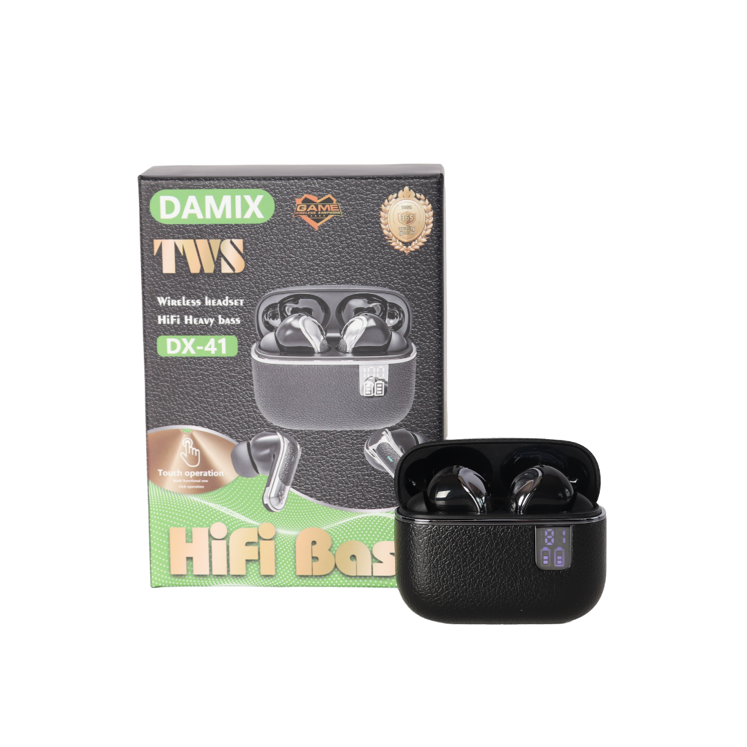 AUDIFONOS DX41  INALAMBRICO/TOUCH/POWER BANK