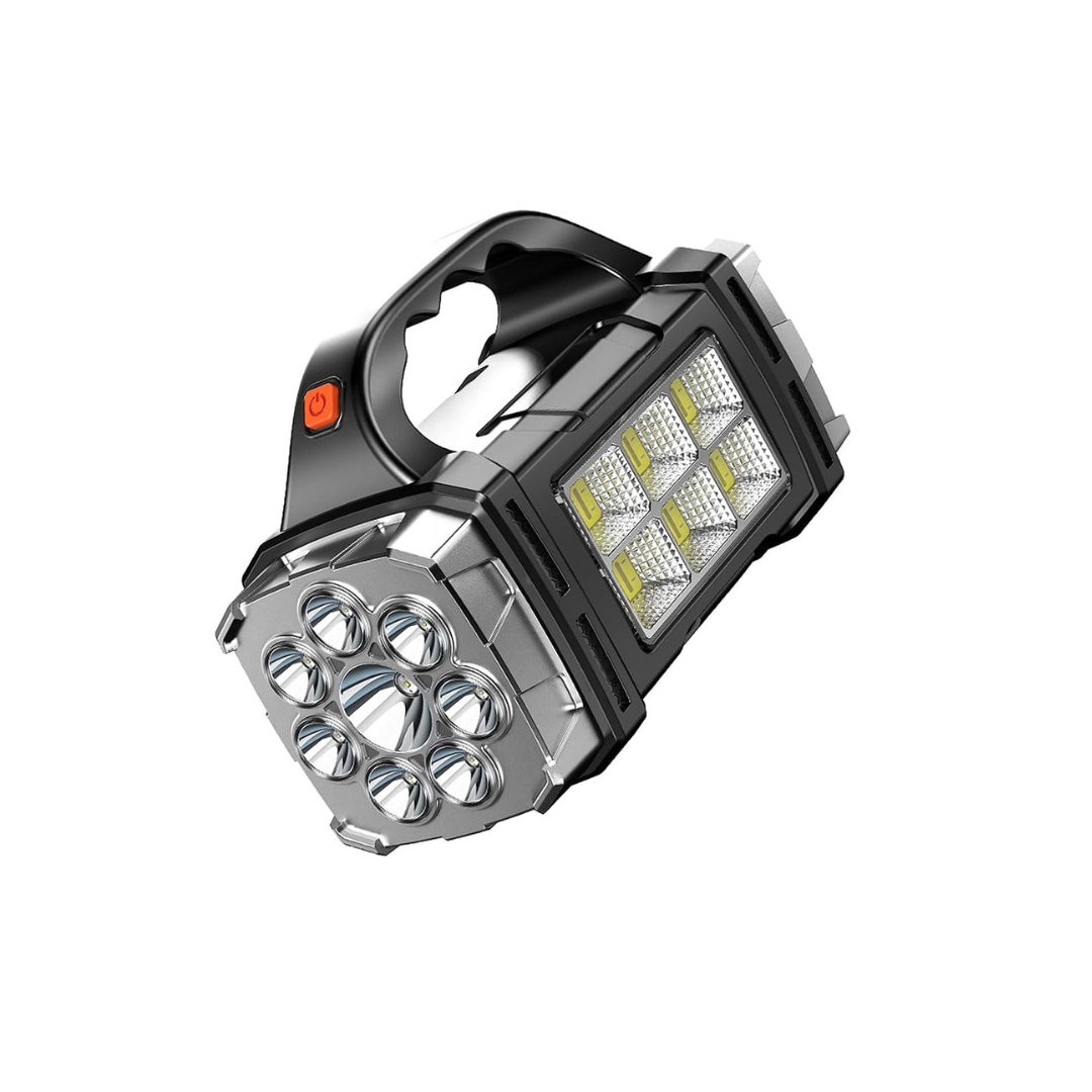 LINTERNA RECARGABLE: CARGA SOLAR/USB